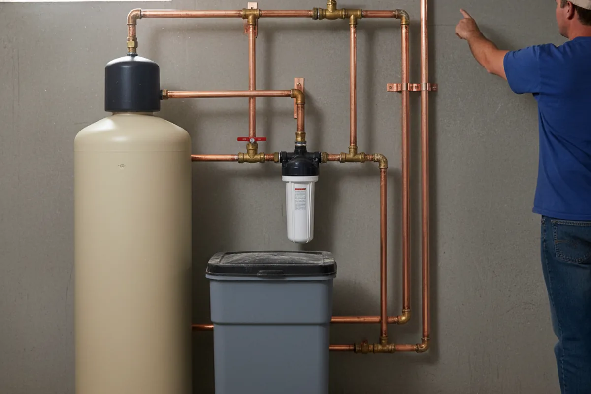 Whole-house water treatment system installed in Onset